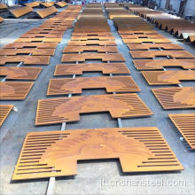 EN10025-5 S355J2W piastra in acciaio resistente alle intemperie